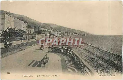 Cartes postales Menton La Promenade du Midi