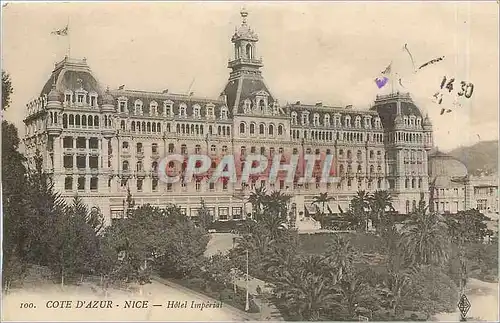 Cartes postales Cote d'Azur Nice Hotel Imperial