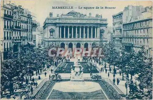 Cartes postales Marseille Le Square de la Bourse