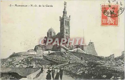 Cartes postales Marseille ND de la Garde