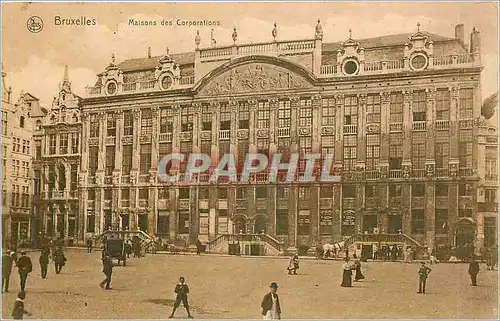 Cartes postales Bruxelles Maisons des Corporations
