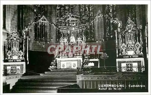 Ansichtskarte AK Luxembourg Cathedrale Autel de ND