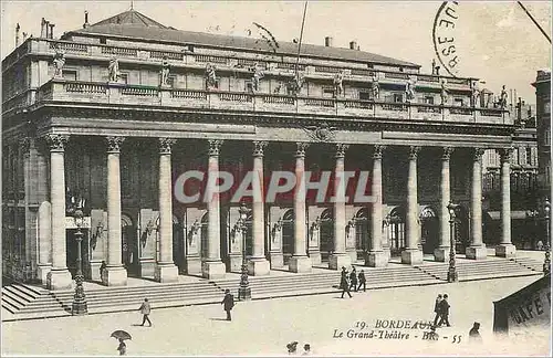 Cartes postales Bordeaux Le Grand Theatre