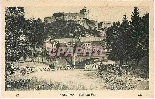 Cartes postales Lourdes Chateau Fort