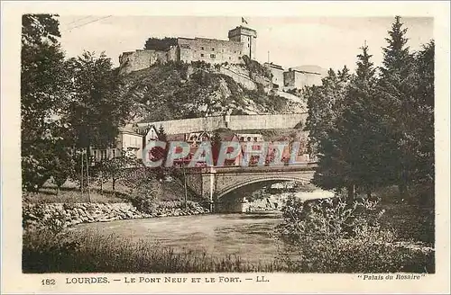 Cartes postales Lourdes Le Pont Neuf et le Fort