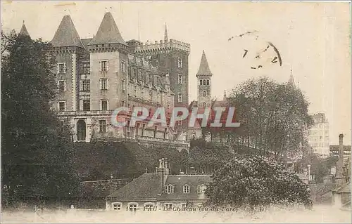 Cartes postales Pau Le Chateau vu du parc