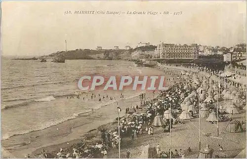 Cartes postales Biarritz Cote Basque La Grande Plage