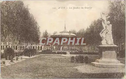 Cartes postales Agen Les Jardins du Gravier