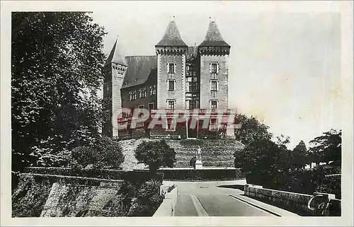 Cartes postales Pau Le Chateau vu de la Basse Plante