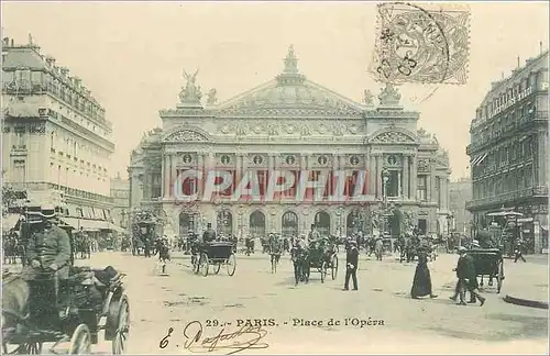 Cartes postales Paris Place de l'Opera