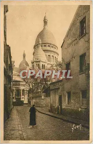 Ansichtskarte AK Paris La Basilique du Sacre Coeur vue de la rue du Chevalier de la Barre