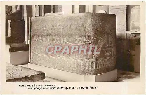 Cartes postales Musee de Louvre Sarcophage de Ramses II Egypte