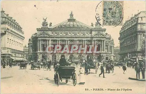 Cartes postales Paris Place de l'Opera