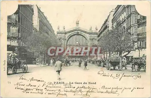 Cartes postales Paris La Gare du Nord