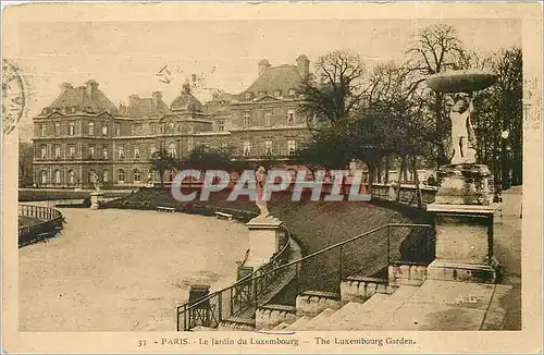 Cartes postales Paris Le Jardin du Luxembourg