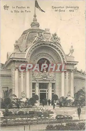 Cartes postales Le Pavillon de la Ville de Paris Exposition Universelle de Gand