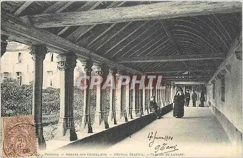 Cartes postales Provins Abbaye des Cordeliers Hopital General Cloitre du Levant