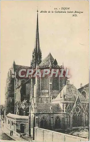 Cartes postales Dijon Abside de la Cathedrale Sainte Benigne