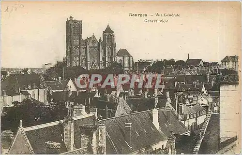 Ansichtskarte AK Bourges Vue Generale