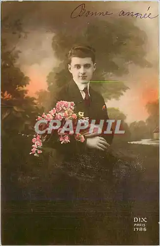 Cartes postales Bonne Annee Homme