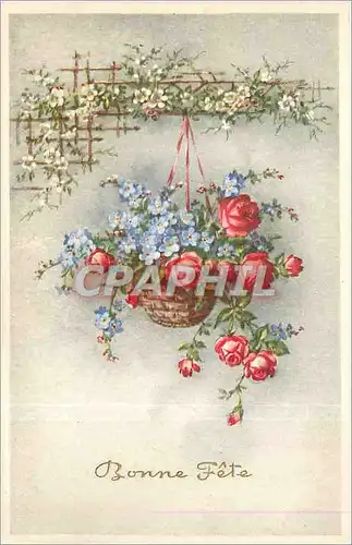 Cartes postales Bonne Fete Fleurs