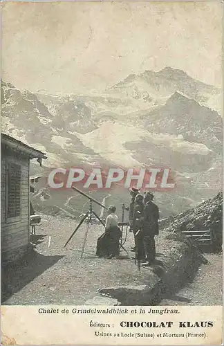 Cartes postales Chalet de Grindelwaldblick et la Jungfrau