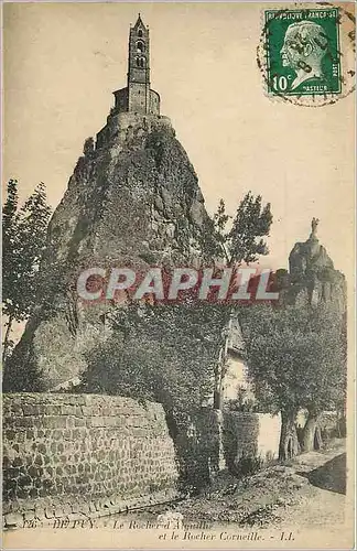 Cartes postales De Puy - Le Rocher d'Alguillie et le Rocher Garneille
