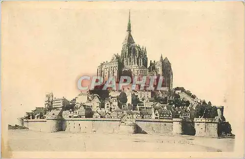 Cartes postales Abbaye du Mont Saint-Michel Vue generale