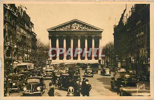 Cartes postales Paris... En Flanant Eglise de la Madeleine et Rue Royale