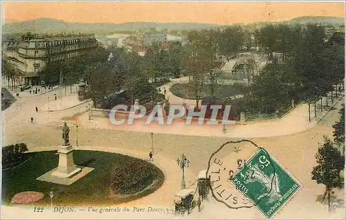 Cartes postales Dijon - Vue generale du Parc Darcy