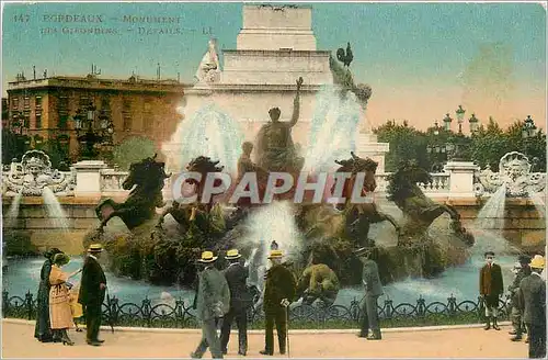 Ansichtskarte AK Bordeaux - Monument des Girondes