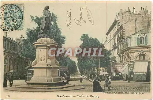 Cartes postales Bordeaux - Statue de Tourny