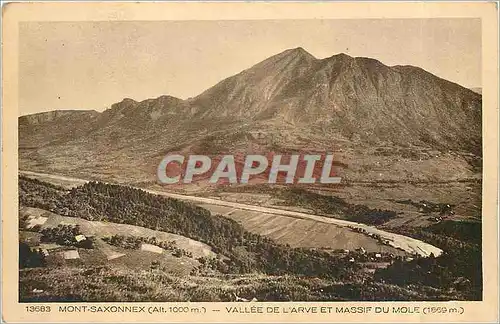 Ansichtskarte AK Mont-Saxonnex - Vallee de l'Arve et Massif du Mole