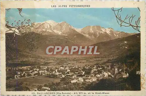 Cartes postales Sallanches et le Mont-Blanc