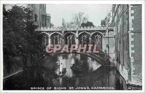 Cartes postales moderne Bridge of Sights ST. John's Cambridge