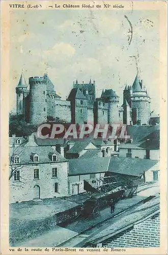 Cartes postales Vitre - Le Chateau feodal du XIe siecle