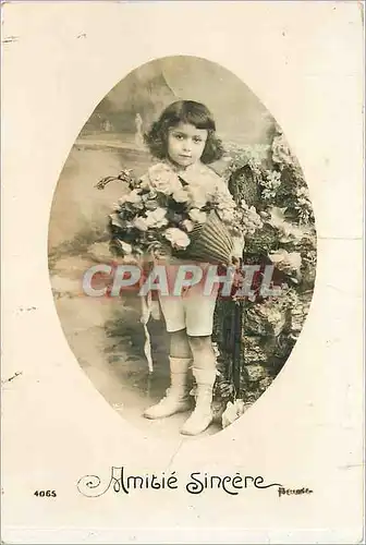 Cartes postales Amitie Sincere Enfant