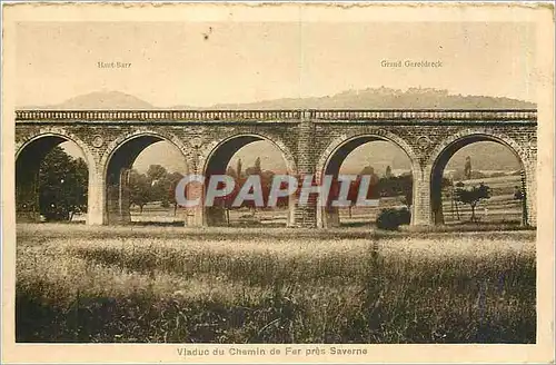 Cartes postales Viaduc du Chemin de Fer pres Saverne