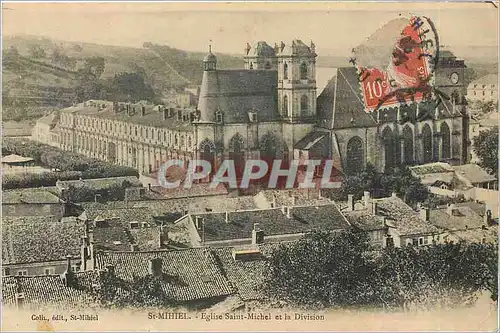 Cartes postales St-Mihiel - Eglise Saint-Michel et la Division