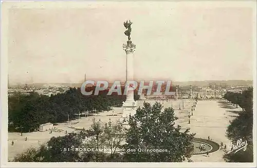 Cartes postales Bordeaux - Piece des Quinconces