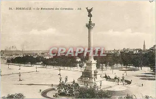 Cartes postales Bordeaux - Le Monument des Girondins