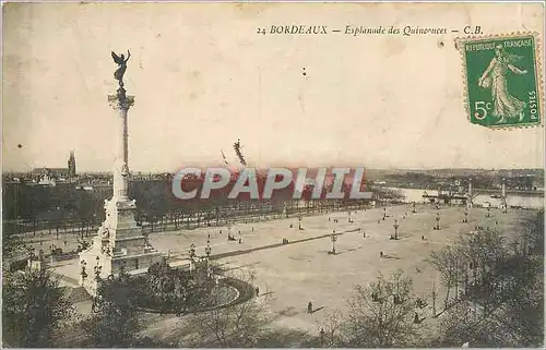 Cartes postales Bordeaux - Esplanade des Quinconces