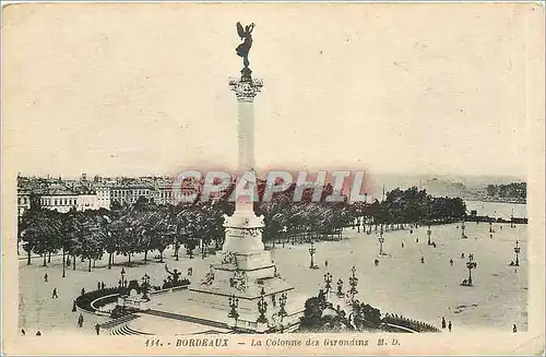 Ansichtskarte AK Bordeaux - La Colonne des Girondins