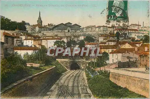 Cartes postales Angouleme - Vers le Tunnel du Chemin de Fer