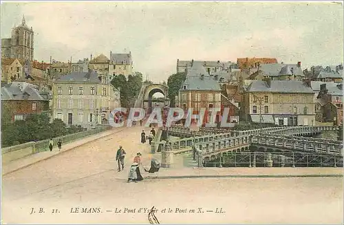 Cartes postales Le Mans - Le Pont d'Ysoir et le Pont en X