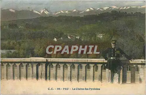 Cartes postales Pau - La Chaine des Pyrenees