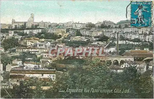 Cartes postales Angouleme - Vue panoramique. Cote Sud