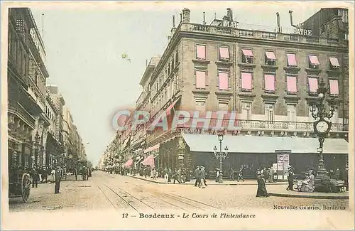 Ansichtskarte AK Bordeaux - Le Cours de l'Intendance