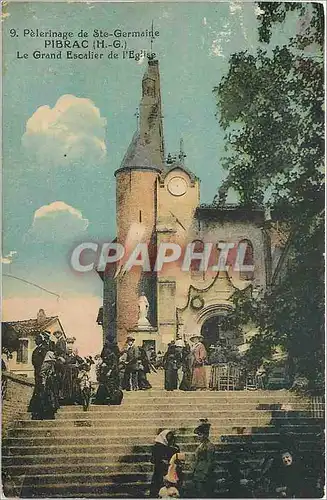Cartes postales Pibrac - Le Grand Escalier de l'Eglise