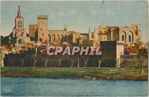 Cartes postales Avignon Le Palais des Papes et Notre-Dame des Doms